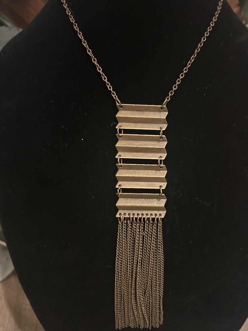 Vintage gold necklace - Picture 2 of 3